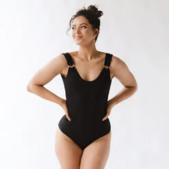 The Monica One-Piece Swimsuit, Black -Fashion Swimsuit THE MONICA BLACK WEB 3