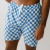 Wind And Sea Shorts, Blue Checkers